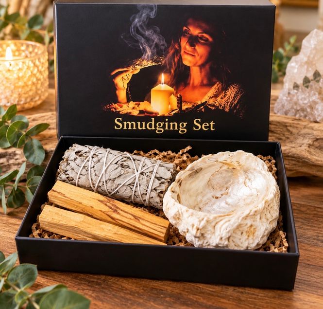 Hovedbilde Smudging Sett Salvie – ...