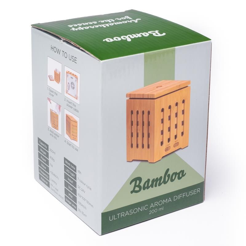 Bamboo Ultrasonic Aroma Diffuser