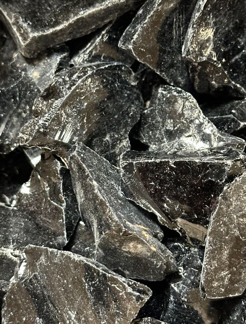 Hovedbilde Obsidian Sort 2-3cm  Råstein 