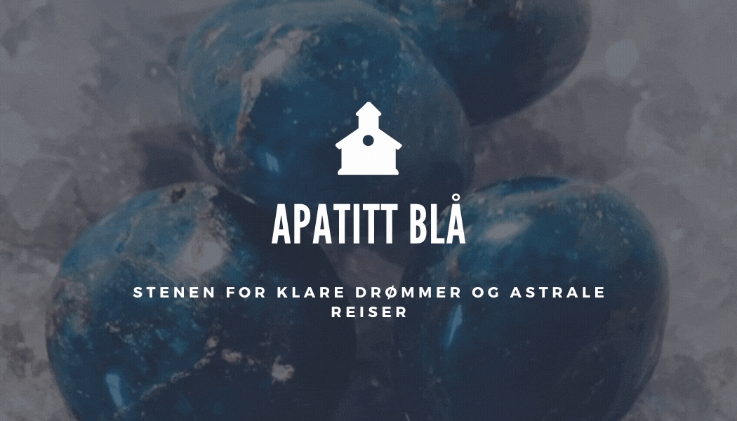 Apatitt Lys Blå
