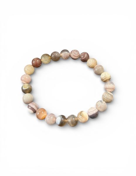 Hovedbilde Armbånd Agat Botswana 8mm