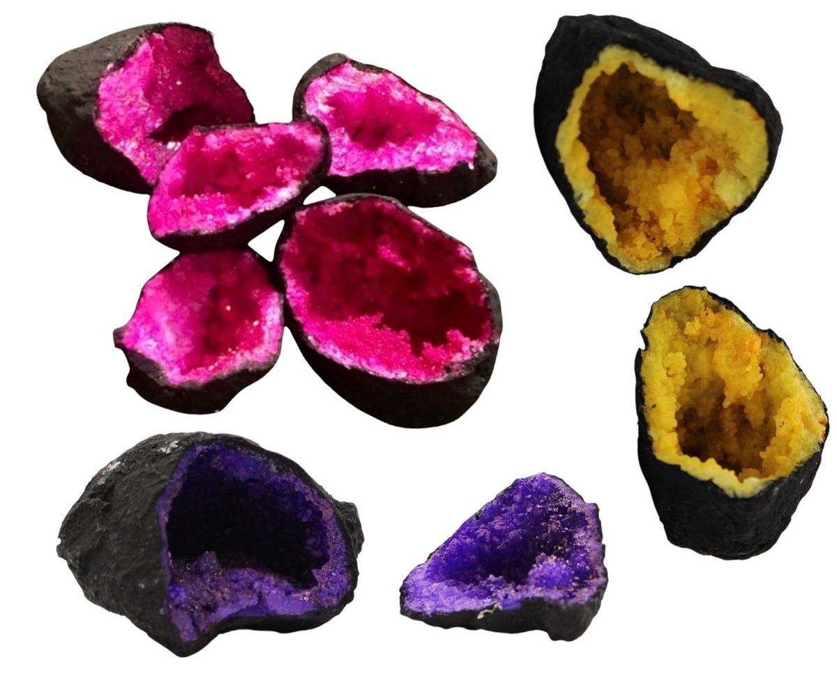 Rosa Kvartsfarget Geode 300-350gram