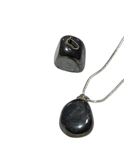 Hovedbilde Hematitt Slipt Anheng